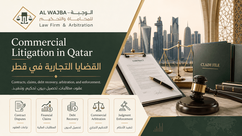 القضايا التجارية في قطر | الدعاوى والتحكيم وتنفيذ الأحكام