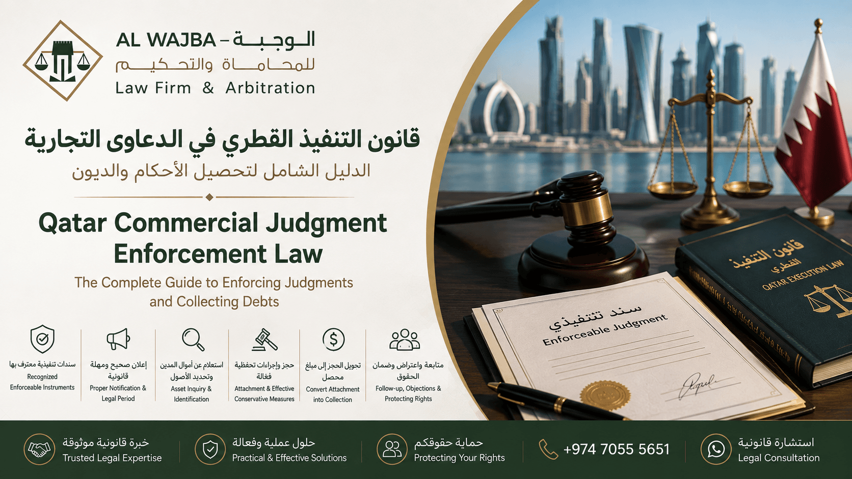 Enforcement of Commercial Judgments in Qatar | Assets & Recovery