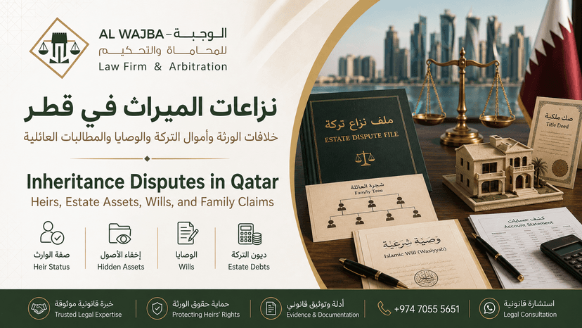 نزاعات الميراث في قطر | الورثة والأصول والوصية والمحكمة