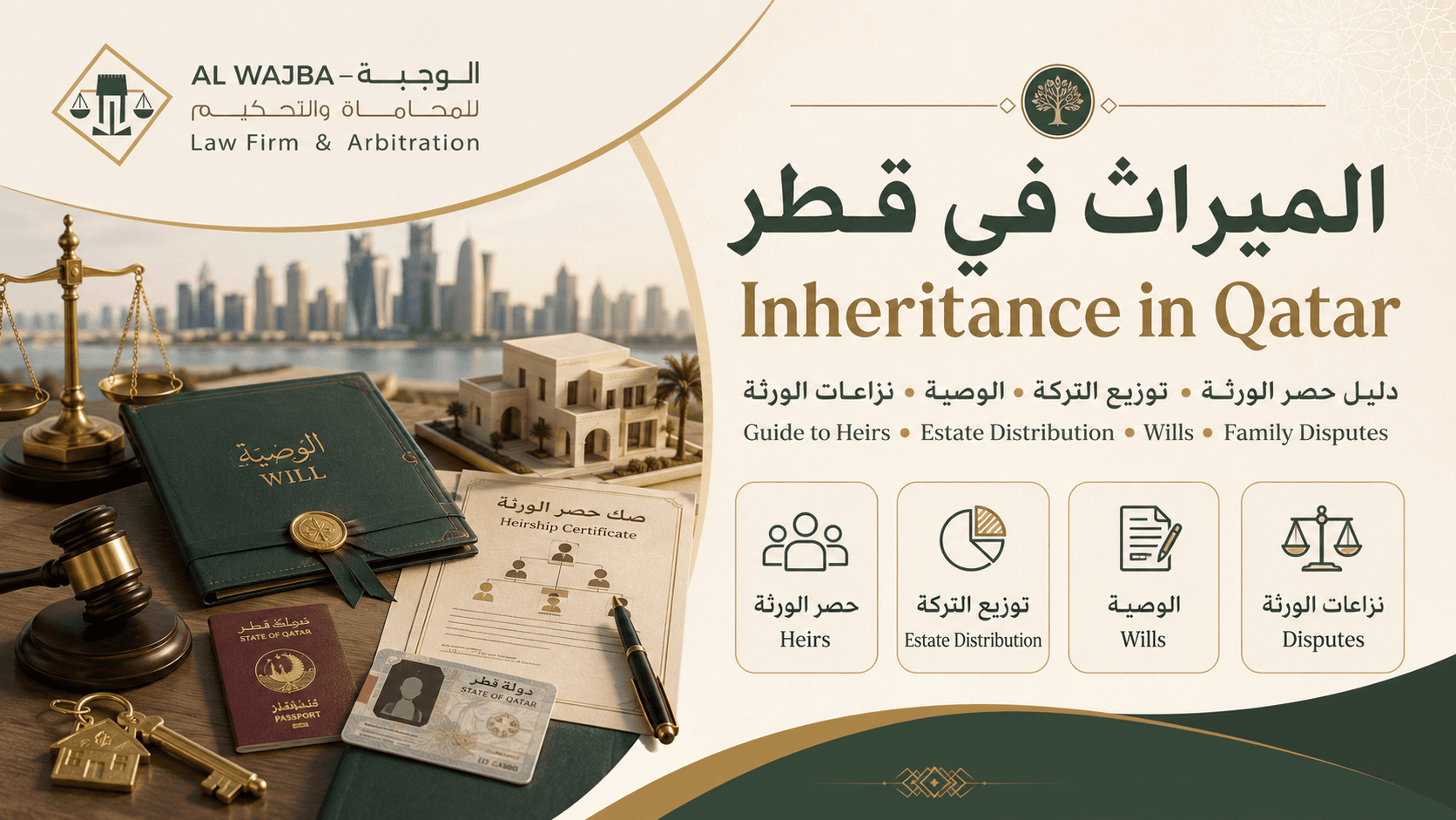 Inheritance in Qatar | Heirs, Wills, Estate Distribution & Disputes